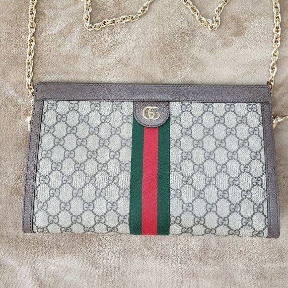 Gucci Ophidia Chain Shoulder Bag, Authentic - Picture 8 of 13
